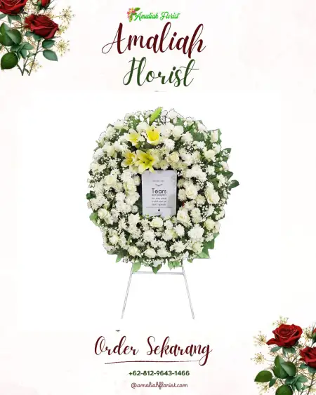 Krans Bunga Duka Pudak Kulon